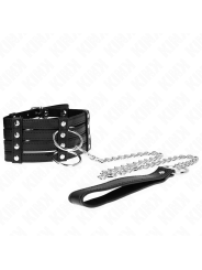 Kink - Collana Con Cintura 65 Cm Stile Sub Regolabile 35-51 Cm X 7 Cm - KINK COLLAR & GAG - Collari e Guinzagli | erosidea.com