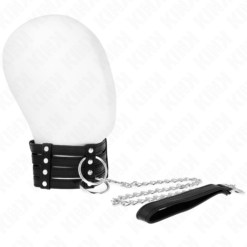 Kink - Collana Con Cintura 65 Cm Stile Sub Regolabile 35-51 Cm X 7 Cm - KINK COLLAR & GAG - Collari e Guinzagli | erosidea.com
