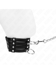 Kink - Collana Con Cintura 65 Cm Stile Sub Regolabile 35-51 Cm X 7 Cm - KINK COLLAR & GAG - Collari e Guinzagli | erosidea.com
