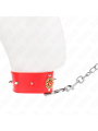 Kink - Collana Di Diamanti Rossi Con Cintura 65 Cm Regolabile 35-51 Cm X 7 Cm - KINK COLLAR & GAG - Collari e Guinzagli | erosidea.com