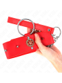Kink - Collana Di Diamanti Rossi Con Cintura 65 Cm Regolabile 35-51 Cm X 7 Cm - KINK COLLAR & GAG - Collari e Guinzagli | erosidea.com