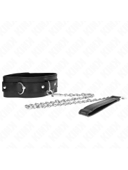 Kink - Collare Con Cintura 65 Cm Con Cinturino Nero 54 X 45 Cm - KINK COLLAR & GAG - Collari e Guinzagli | erosidea.com