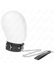 Kink - Collare Con Cintura 65 Cm Con Cinturino Nero 54 X 45 Cm - KINK COLLAR & GAG - Collari e Guinzagli | erosidea.com