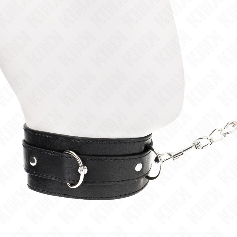 Kink - Collare Con Cintura 65 Cm Con Cinturino Nero 54 X 45 Cm - KINK COLLAR & GAG - Collari e Guinzagli | erosidea.com