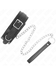 Kink - Collare Con Cintura 65 Cm Con Cinturino Nero 54 X 45 Cm - KINK COLLAR & GAG - Collari e Guinzagli | erosidea.com