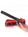 Kink - Collare Modello Base Con Guinzaglio 65 Cm Modello 3 Rosso 53 X 5 Cm - KINK COLLAR & GAG - Collari e Guinzagli | erosidea.com