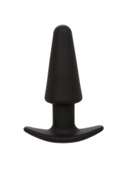 Calexotics - Rock Bottom Tappo Anale Conico 10 Vibrazioni Silicone Nero - CALEXOTICS - Vibratori Anali | erosidea.com
