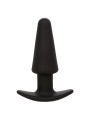 Calexotics - Rock Bottom Tappo Anale Conico 10 Vibrazioni Silicone Nero - CALEXOTICS - Vibratori Anali | erosidea.com
