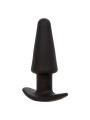Calexotics - Rock Bottom Tappo Anale Conico 10 Vibrazioni Silicone Nero - CALEXOTICS - Vibratori Anali | erosidea.com