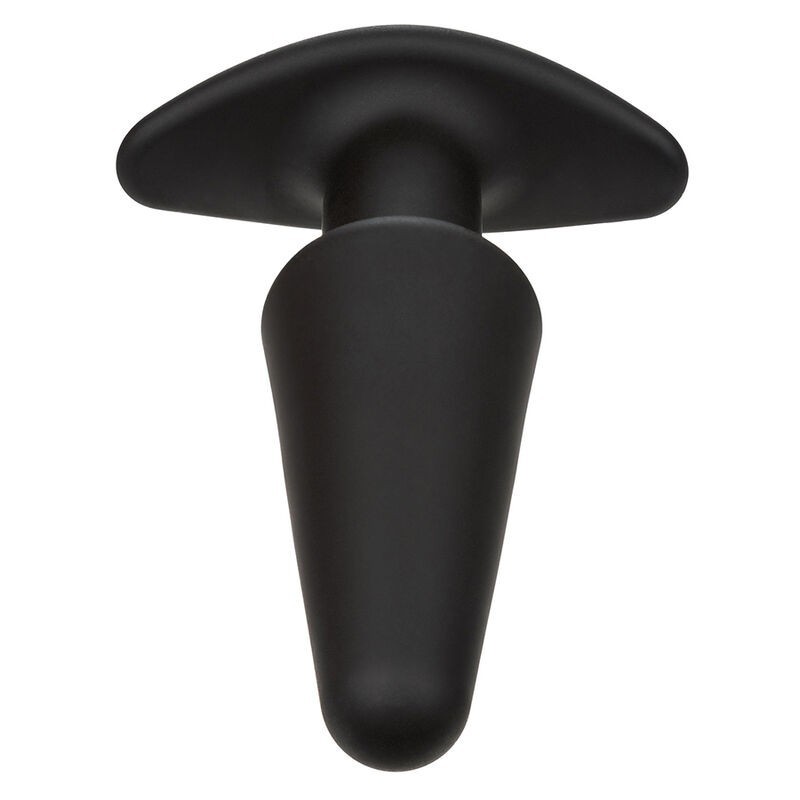 Calexotics - Rock Bottom Tappo Anale Conico 10 Vibrazioni Silicone Nero - CALEXOTICS - Vibratori Anali | erosidea.com