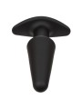 Calexotics - Rock Bottom Tappo Anale Conico 10 Vibrazioni Silicone Nero - CALEXOTICS - Vibratori Anali | erosidea.com