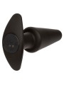 Calexotics - Rock Bottom Tappo Anale Conico 10 Vibrazioni Silicone Nero - CALEXOTICS - Vibratori Anali | erosidea.com