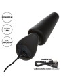 Calexotics - Rock Bottom Tappo Anale Conico 10 Vibrazioni Silicone Nero - CALEXOTICS - Vibratori Anali | erosidea.com