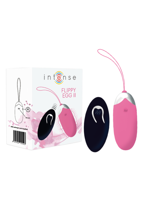 Intense - Ovetto Vibrante Flippy Ii Con Telecomando Rosa - INTENSE - Ovetti Palline Sfere | erosidea.com