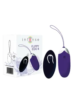 Intense - Ovetto Vibrante Flippy Ii Con Telecomando Viola