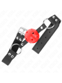 Kink - Bavaglio Sfera Traspirante 4 Cm Con Doppio Rivetto In Cuoio 625 X 25 Cm Regolabile 42-58 Cm - - Ball Gag e Bavagli | erosidea.com