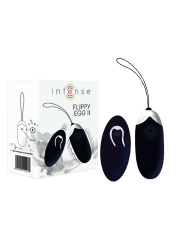 Intense - Ovetto Vibrante Flippy Ii Con Telecomando Nero - INTENSE - Ovetti Palline Sfere | erosidea.com