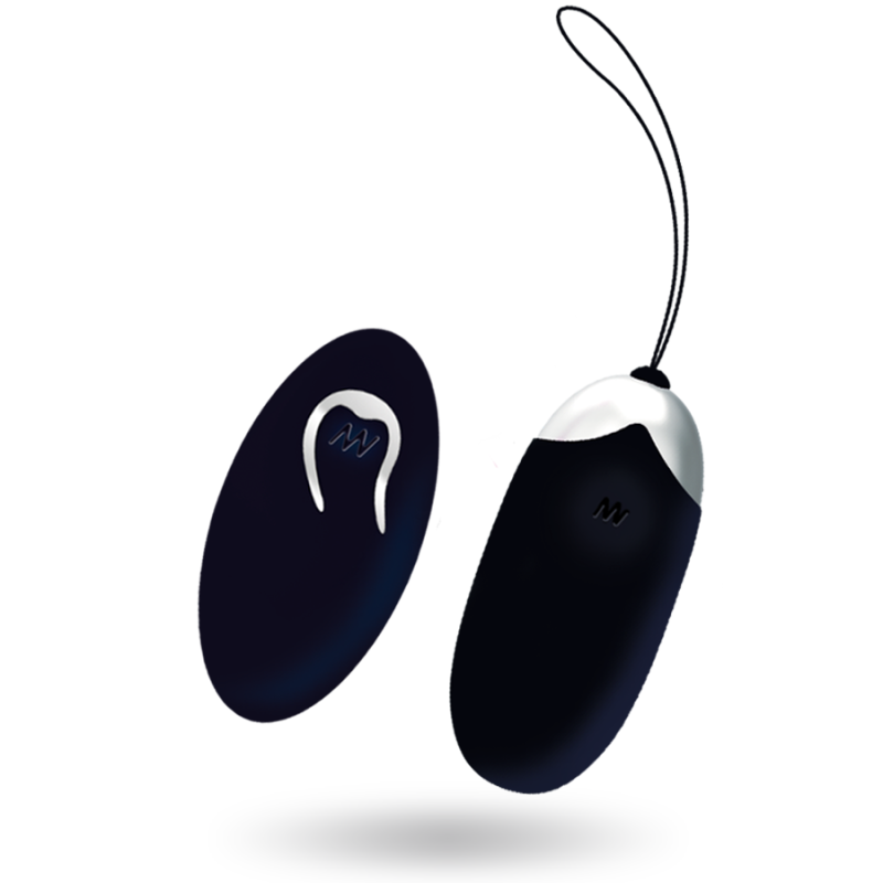 Intense - Ovetto Vibrante Flippy Ii Con Telecomando Nero - INTENSE - Ovetti Palline Sfere | erosidea.com