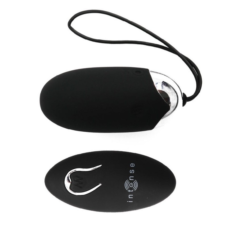 Intense - Ovetto Vibrante Flippy Ii Con Telecomando Nero - INTENSE - Ovetti Palline Sfere | erosidea.com