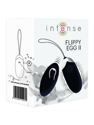 Intense - Ovetto Vibrante Flippy Ii Con Telecomando Nero - INTENSE - Ovetti Palline Sfere | erosidea.com
