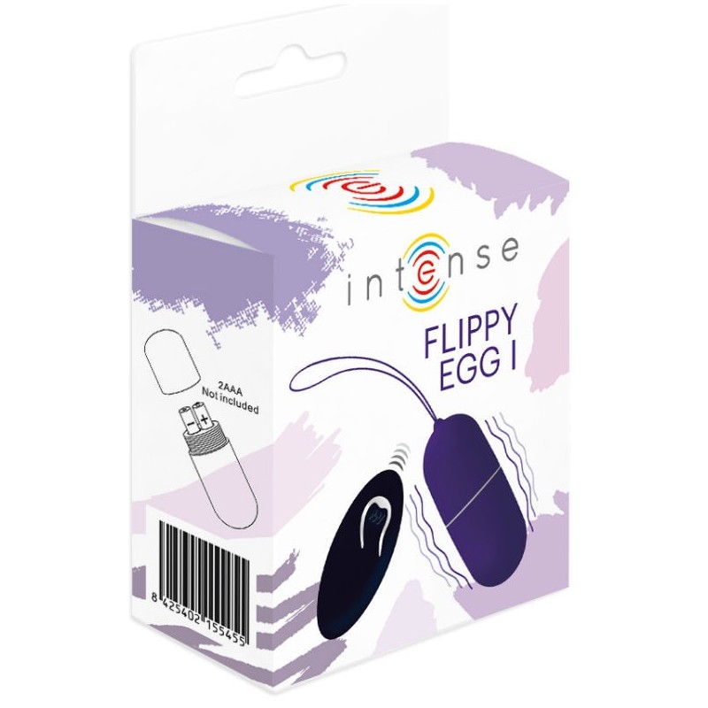 Intense - Flippy I Ovetto Vibrante Con Telecomando Viola - INTENSE - Ovetti Palline Sfere | erosidea.com
