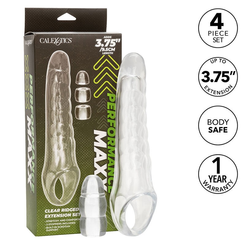 Calexotics - Maxx Estensore Per Pene Regolabile Trasparente - CALEXOTICS - Guaine e Prolunghe | erosidea.com