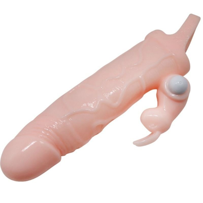 Prolunga Pene Uomo Brave Con Rabbit E Doppio Motore 16.5 Cm - BAILE FOR HIM - Guaine e Prolunghe | erosidea.com