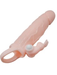 Prolunga Pene Uomo Brave Con Rabbit E Doppio Motore 16.5 Cm - BAILE FOR HIM - Guaine e Prolunghe | erosidea.com
