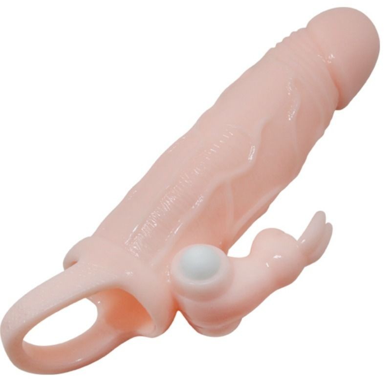 Prolunga Pene Uomo Brave Con Rabbit E Doppio Motore 16.5 Cm - BAILE FOR HIM - Guaine e Prolunghe | erosidea.com