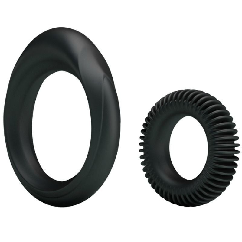 Baile Kit 2 Anelli In Silicone Ring Manhood - BAILE FOR HIM - Anelli Fallici | erosidea.com