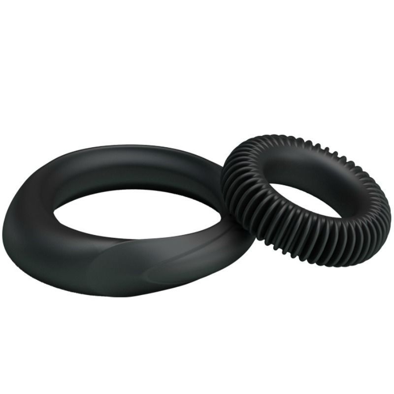 Baile Kit 2 Anelli In Silicone Ring Manhood - BAILE FOR HIM - Anelli Fallici | erosidea.com