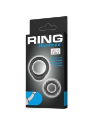 Baile Kit 2 Anelli In Silicone Ring Manhood - BAILE FOR HIM - Anelli Fallici | erosidea.com