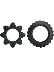 Baile Kit 2 Anelli Fioriti In Silicone - BAILE FOR HIM - Anelli Fallici | erosidea.com