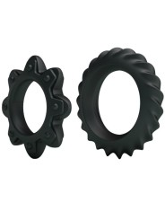 Baile Kit 2 Anelli Fioriti In Silicone - BAILE FOR HIM - Anelli Fallici | erosidea.com