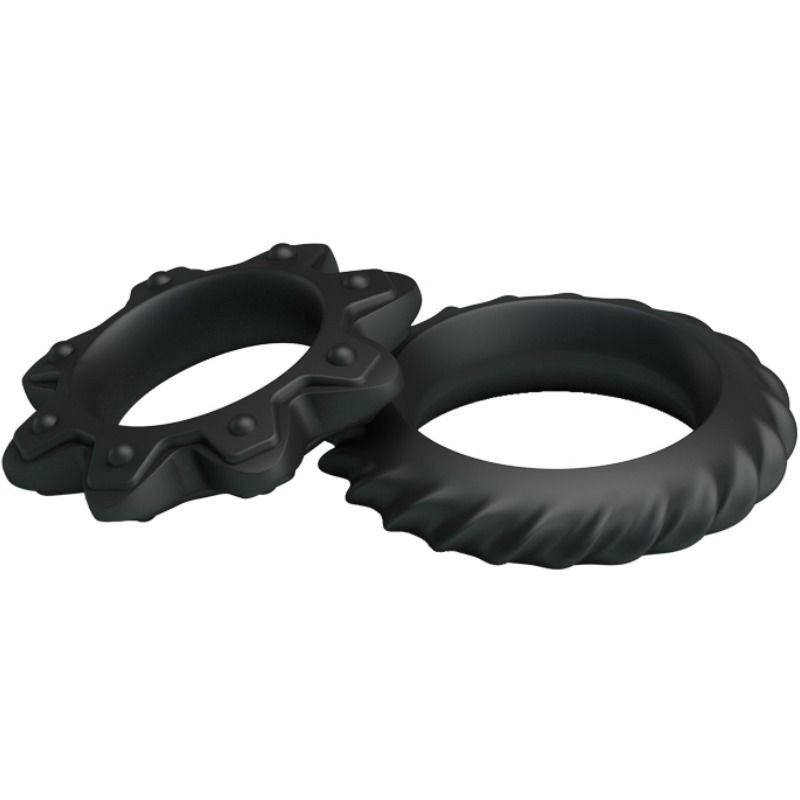 Baile Kit 2 Anelli Fioriti In Silicone - BAILE FOR HIM - Anelli Fallici | erosidea.com