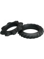 Baile Kit 2 Anelli Fioriti In Silicone - BAILE FOR HIM - Anelli Fallici | erosidea.com