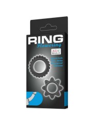 Baile Kit 2 Anelli Fioriti In Silicone - BAILE FOR HIM - Anelli Fallici | erosidea.com