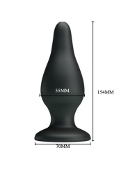 Tappo Ergonomico In Silicone 15.4 Cm - PRETTY LOVE BOTTOM - Plug e Catene Anali | erosidea.com
