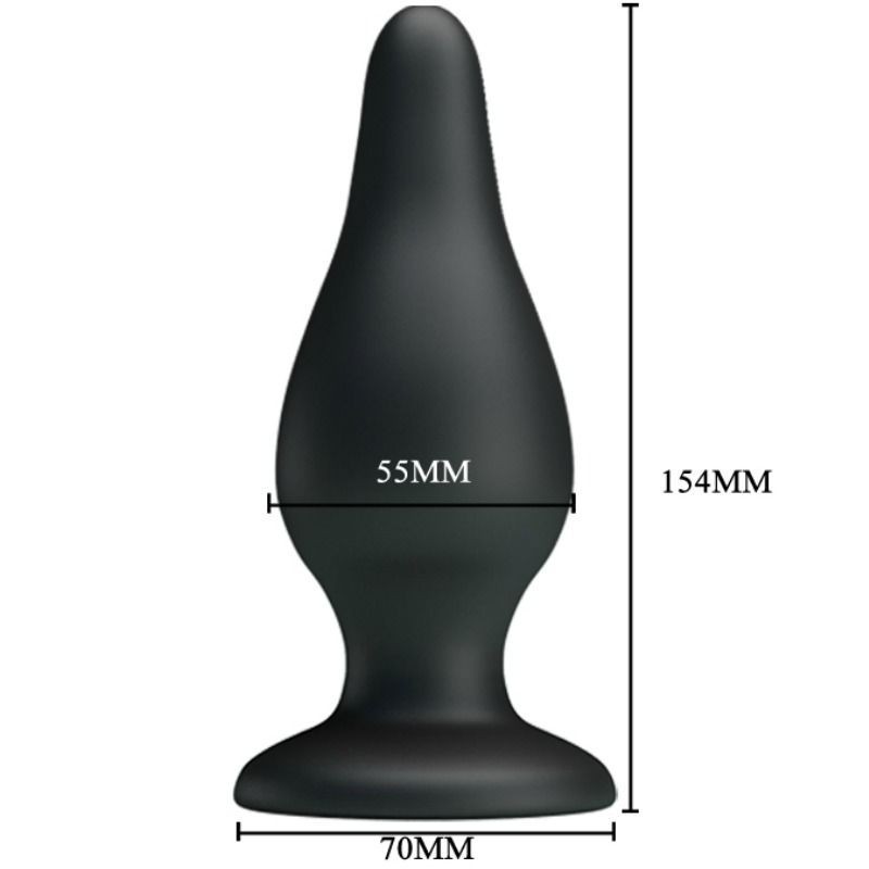 Tappo Ergonomico In Silicone 15.4 Cm - PRETTY LOVE BOTTOM - Plug e Catene Anali | erosidea.com
