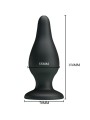 Tappo Ergonomico In Silicone 15.4 Cm - PRETTY LOVE BOTTOM - Plug e Catene Anali | erosidea.com