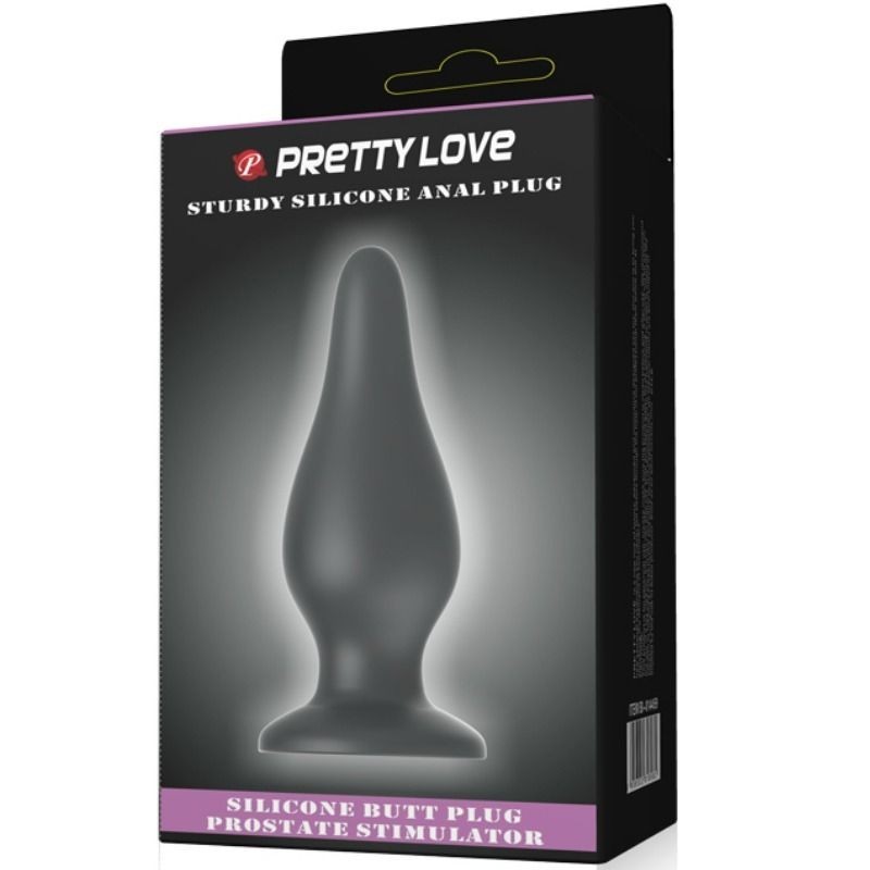 Tappo Ergonomico In Silicone 15.4 Cm - PRETTY LOVE BOTTOM - Plug e Catene Anali | erosidea.com