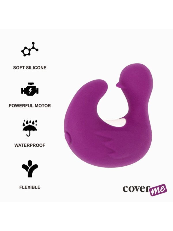 Coverme - Duckymania Ricaricabile Ditale Anatra Stimolante In Silicone - COVERME - Vibratori Mini | erosidea.com