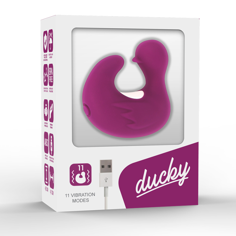 Coverme - Duckymania Ricaricabile Ditale Anatra Stimolante In Silicone - COVERME - Vibratori Mini | erosidea.com