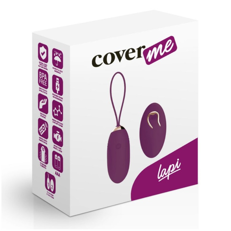 Coverme - Ovetto Telecomando Lapi Lilla - COVERME - Ovetti Palline Sfere | erosidea.com