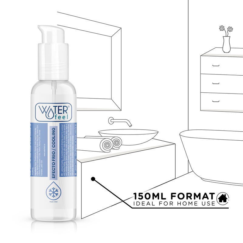 Waterfeel - Lubrificante Effetto Freddo 150 Ml - WATERFEEL - A Base Silicone | erosidea.com