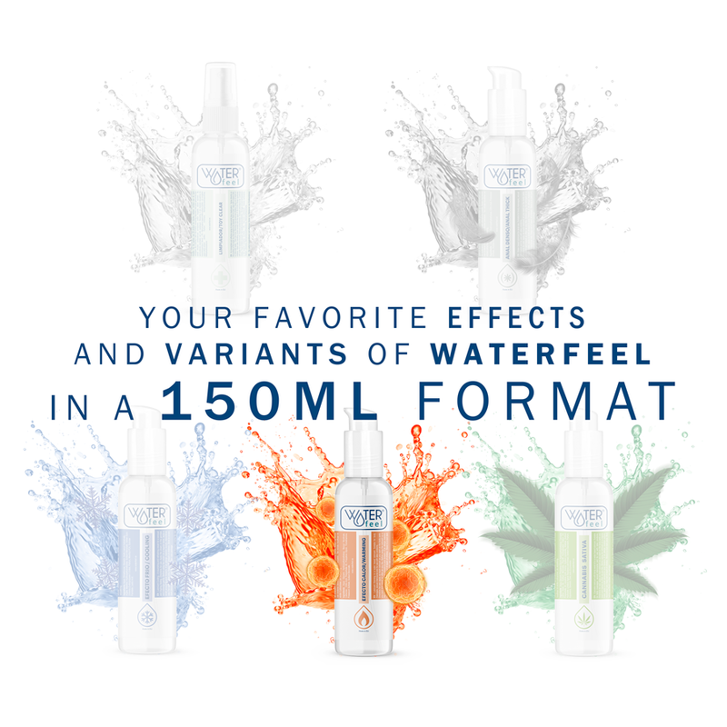 Waterfeel - Lubrificante Ad Effetto Calore 150 Ml - WATERFEEL - A Base Silicone | erosidea.com