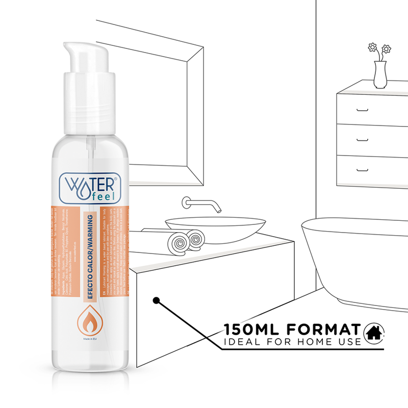 Waterfeel - Lubrificante Ad Effetto Calore 150 Ml - WATERFEEL - A Base Silicone | erosidea.com