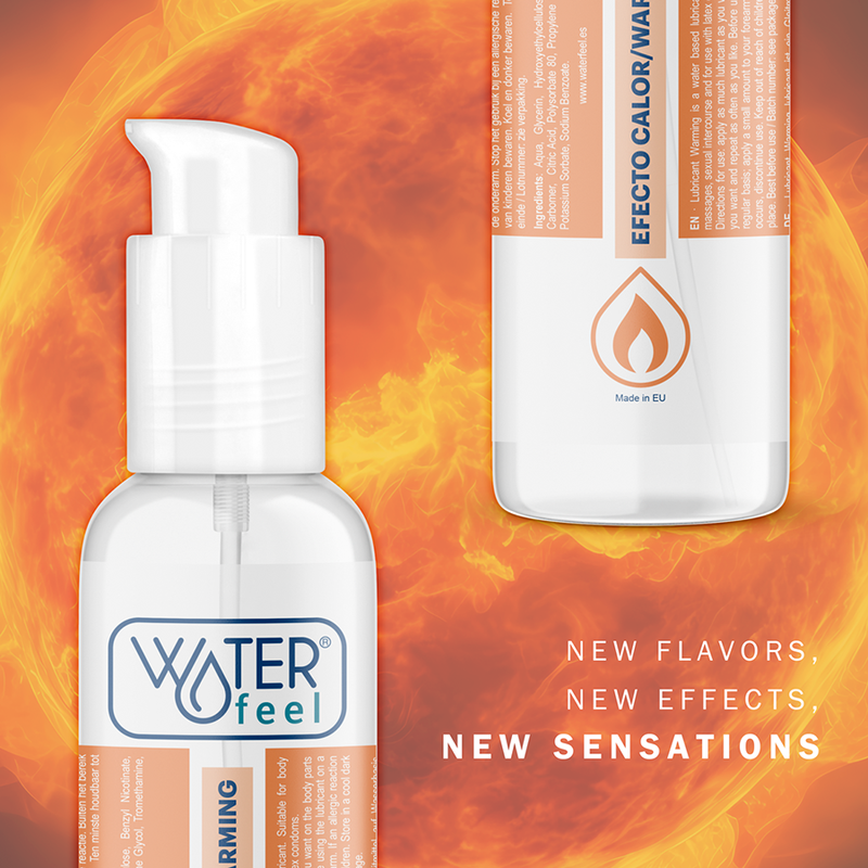 Waterfeel - Lubrificante Ad Effetto Calore 150 Ml - WATERFEEL - A Base Silicone | erosidea.com