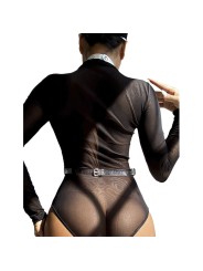Subblime - 953737 Imbracatura Pettorale Con Anelli E Catene Argento Taglia Unica - SUBBLIME FETISH - Kit Bondage e Sadomaso | erosidea.com