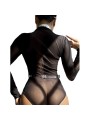 Subblime - 953737 Imbracatura Pettorale Con Anelli E Catene Argento Taglia Unica - SUBBLIME FETISH - Kit Bondage e Sadomaso | erosidea.com